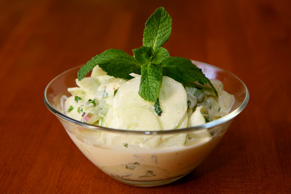 Concombre au fromage blanc | Lucullent!
