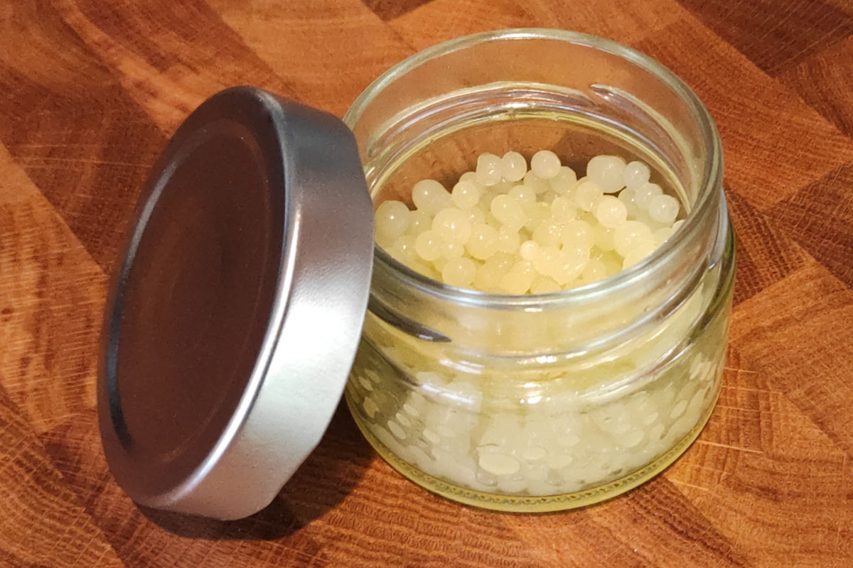 Perles de citron au gingembre