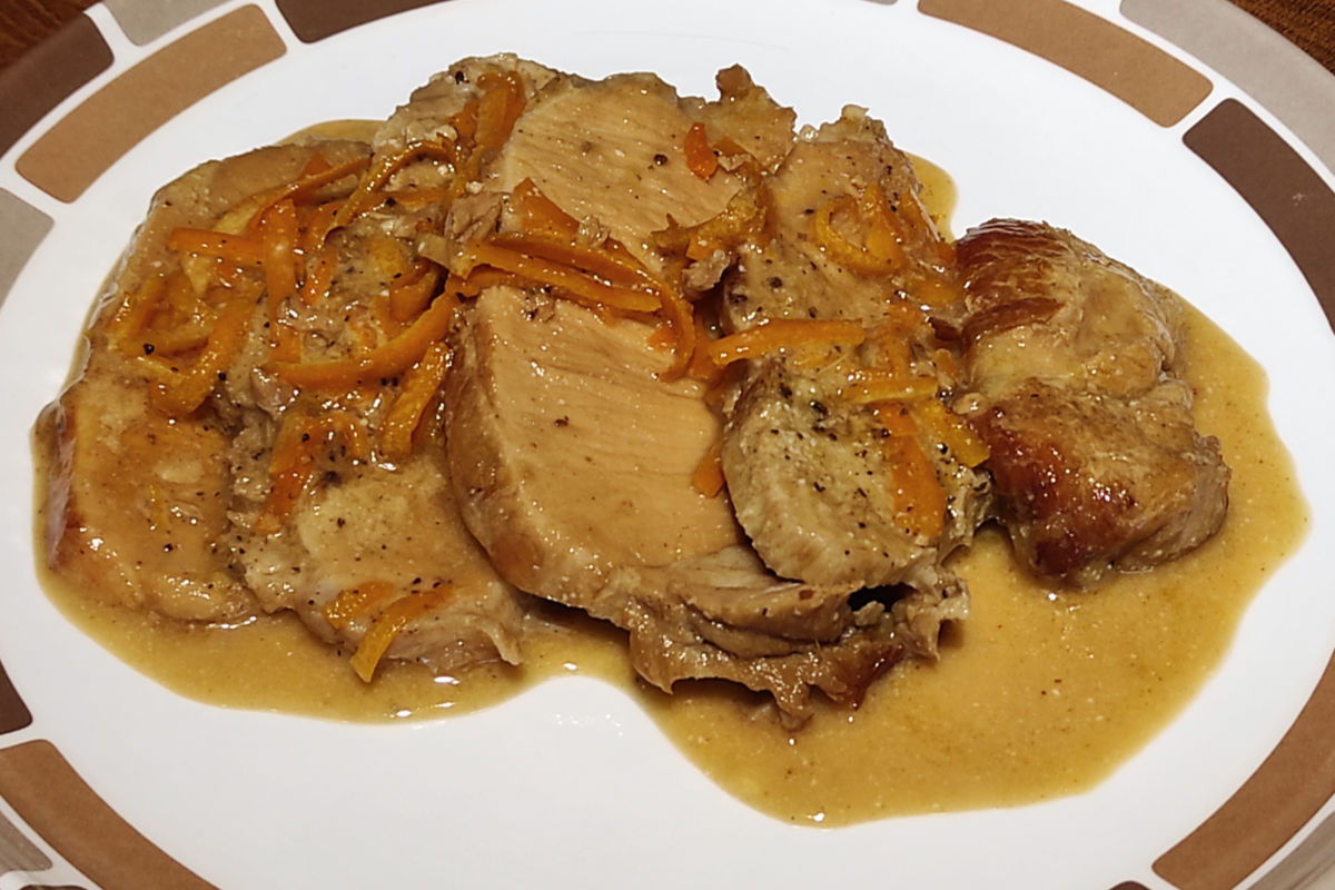 Rôti de porc à l'orange